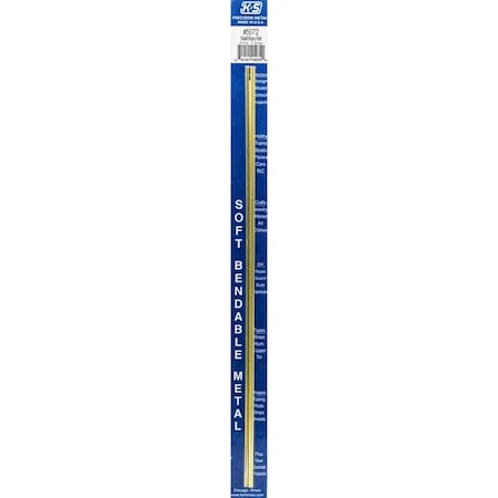 K&S Precision Metals K&S 12 in. L Brass Rod 4 pk 5072